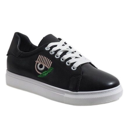 Sneakers nere HS706 nero 1