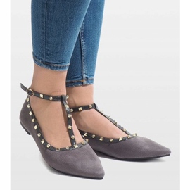 Ballerine grigie 127-13 grigio 2