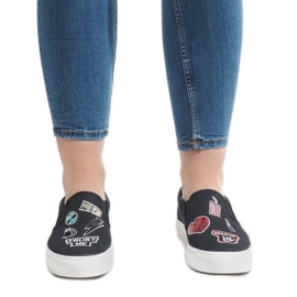 Sneakers slip-on NB102P nere nero 1