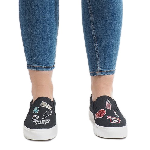Sneakers slip-on NB102P nere nero 1