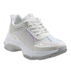 Scarpe sportive bianche alla moda 2018-6 bianca 1