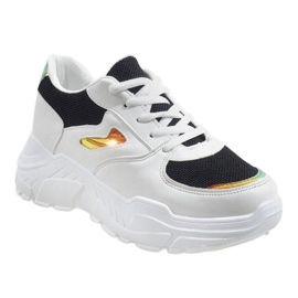 Scarpe sportive nere alla moda 2018-2 bianco nero 1