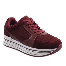 Scarpe sportive bordeaux 6261 rosso 1