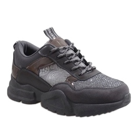 Scarpe sportive alla moda grigie K-365 grigio 1