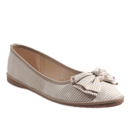 Ballerine beige con fiocco SK40 1