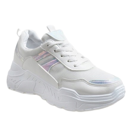 Scarpe sportive bianche alla moda LL1743 bianco 1