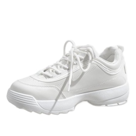 Scarpe sportive bianche alla moda LL1713 bianco 1