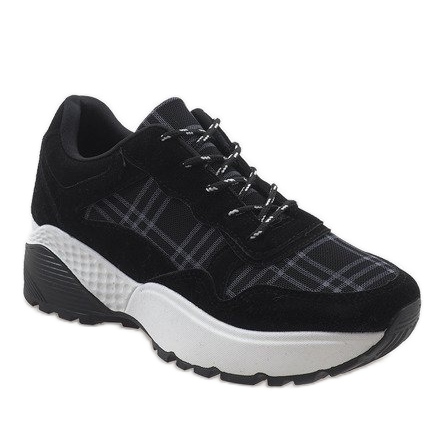 Scarpe sportive alla moda nere 61012 nero 1