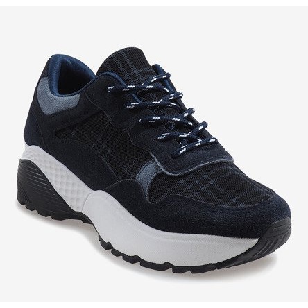 Scarpe sportive blu navy alla moda 61012 1