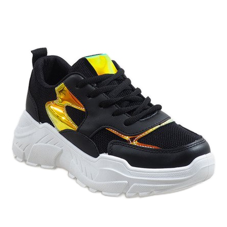 Scarpe sportive nere alla moda 2018-3 nero 1