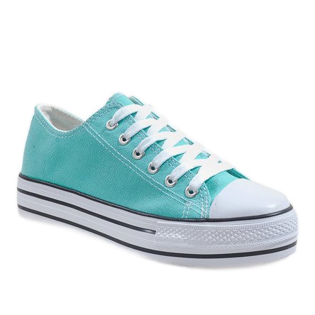 Sneakers Mint sulla piattaforma B72B-11 verde 1