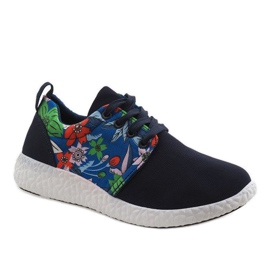 Scarpe sportive blu navy 623-2 1