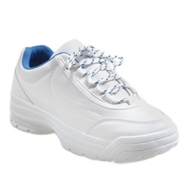 Scarpe sportive bianche alla moda 6256 bianca 1