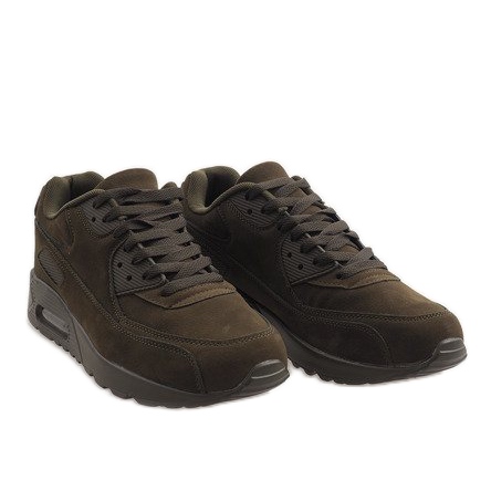 Scarpe sportive verdi Z2014-6 marrone verde 1