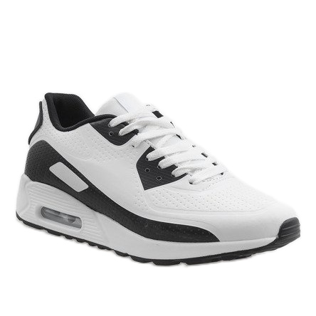 Scarpe sportive nere Z2014-4 bianco nero 1