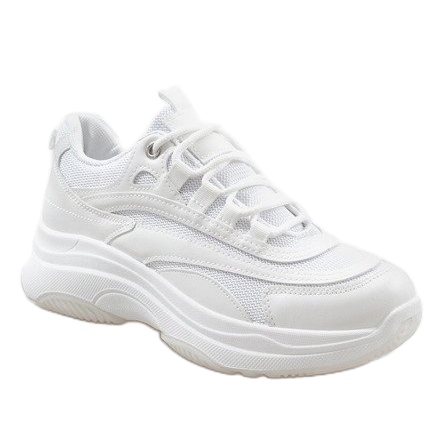Scarpe sportive bianche alla moda BO-15 bianco 1