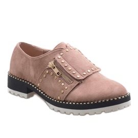 Slip-on rosa con borchie U-6249 1