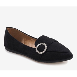 Mocassini ballerine DY-01 nere nero 1