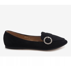 Mocassini ballerine DY-01 nere nero 2