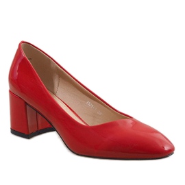 Pompe laccate rosse sul palo 7501-1 rosso 1