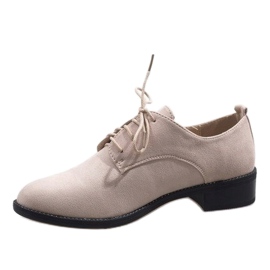 Scarpe jazz beige, scarpe scamosciate C-7183 1