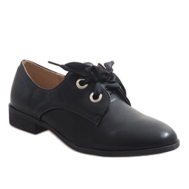 Scarpe stringate laccate nere BIY9023-CS nero 1