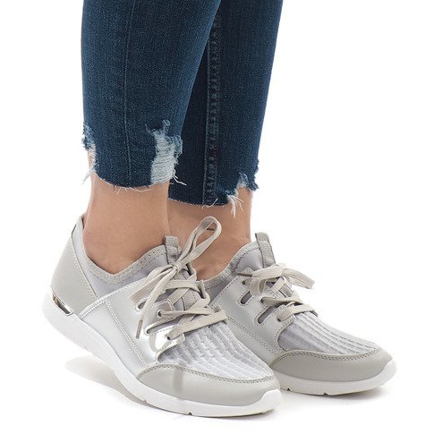 Scarpe sportive alla moda grigie A281 grigio 2