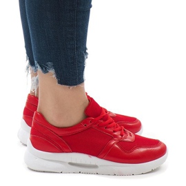 Scarpe sportive rosse alla moda LS180406 rosso 1