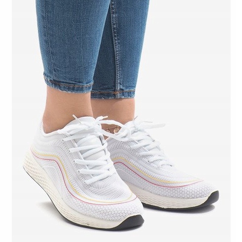 G-205 scarpe sportive bianche bianco 2