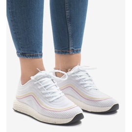 G-205 scarpe sportive bianche bianca 1