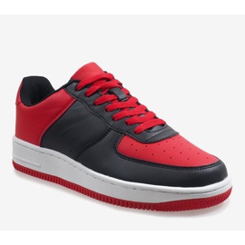 Scarpe sportive nere Air Force nero rosso multicolore 1
