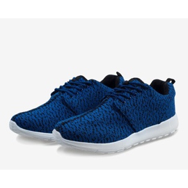 Scarpe sportive blu navy LD19-4 2