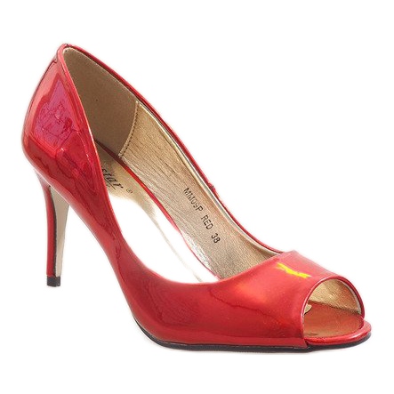 MM09P pompe aperte a specchio rosso 1