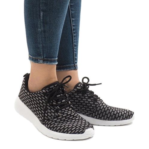 Scarpe sportive nere 619 nero 1