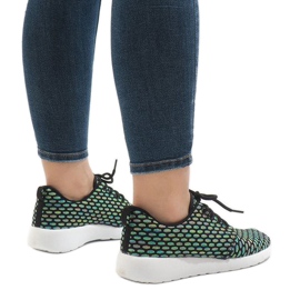 Scarpe sportive nere 619 nero multicolore 1