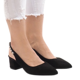 Décolleté nere su stiletto FM98502-2 nero 1