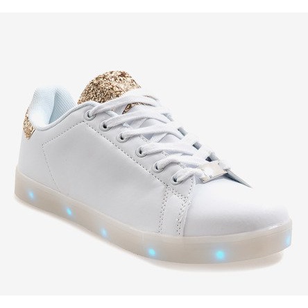 Sneakers bianche luminose 7-P7936F1-12 bianco 1
