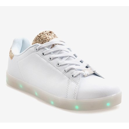 Sneakers bianche luminose 7-P7936F1-12 bianca 2