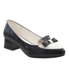 Tacchi alti in bianco e nero GF-A166 1