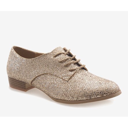 Scarpe stringate oro G086 d'oro 1