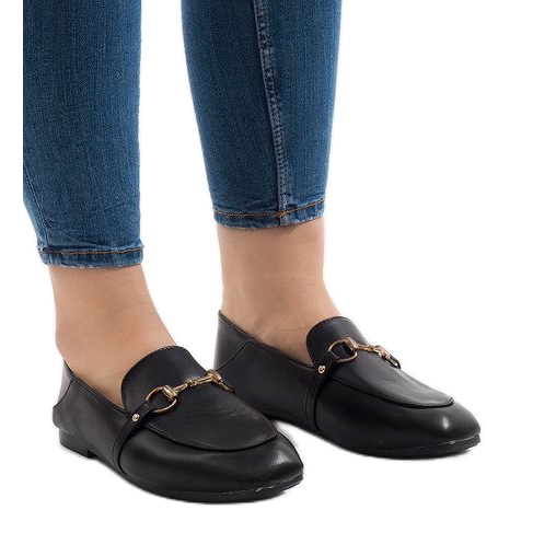 Mocassini ballerine YJX001 neri nero 1