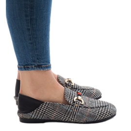 Mocassini ballerina neri YJX003 nero 1