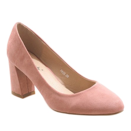 Décolleté rosa con tacco 7436 1