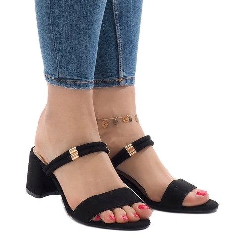 Tacchi alti neri M806 nero 2