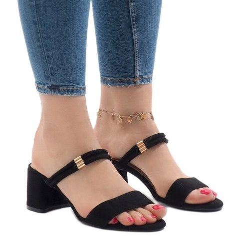 Tacchi alti neri M806 nero 1