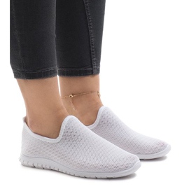 Scarpe sportive bianche 909-17 bianca 2
