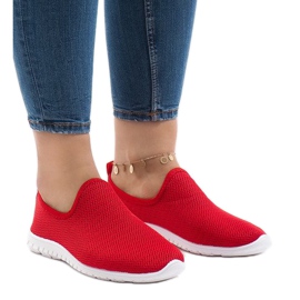 Scarpe sportive rosse 909-17 rosso 1