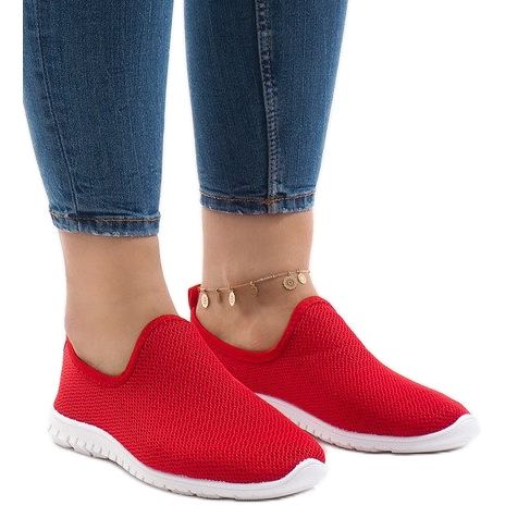 Scarpe sportive rosse 909-17 rosso 1