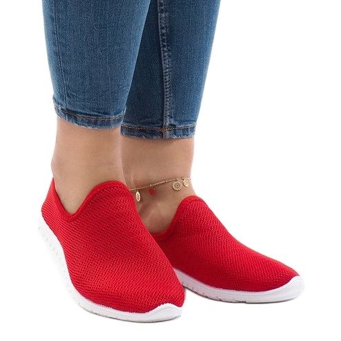 Scarpe sportive rosse 909-17 rosso 2