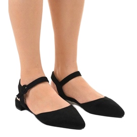 Sandali ballerine 77-100 neri nero 1